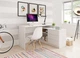 Стол офисный письменный Perfect Home Teo 3S/138 138.2x76x110 см, 3 ящика Белый (000012376978) - изображение 4