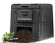 Компостер садовый пластиковый Keter E-Composter 470 л без основы (дна) (17186236) Черный - изображение 1