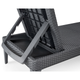 Шезлонг раскладной пластиковый Keter Allibert Jaipur Sun lounger (17205843) Антрацит - изображение 2