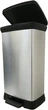 Контейнер для сміття з педаллю Curver Deco bin 50 л (02162) Сріблястий - зображення 2