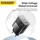Зарядний пристрій Essager Pinchen 33W Travel Phone Charger USB A + TYPE C EU Black (ECTAC-PCB01-P) - изображение 5