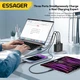 Зарядний пристрій Essager 140W MingQ GaN Hign Power Travel Charger 2 Type-C + USB A EU Black (ECT2CA-MQB01-Z) - изображение 5