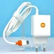 Зарядний комплект 120W Fast Charger Adapter 2in1 GaN Type-C Note 9 Pro, Note 10, Redmi 10, Note 11, Poco X3, Poco M4 для Realme 11V/6.1A - зображення 1