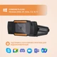 Веб камера с микрофоном автофокус U&P X1 Full HD 1080p USB Black для ПК ноутбука - изображение 4