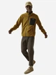 Толстовка на флисе, на молнии мужская Regatta Frankie FZ Fleece RMA595-046 XL Коричневая (5063019778273) - изображение 4