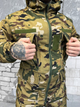 Тактический костюм с двойным флисом и высоким воротником Soft Shell Multicam XL - изображение 7