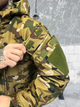 Тактический костюм с двойным флисом и высоким воротником Soft Shell Multicam S - изображение 5