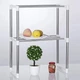 Полка-стеллаж для микроволновки MULTI-FUNCTION TELESCOPIC FRAMEWORK 2 яруса (RD-9050) - изображение 5