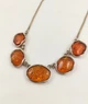 Серебряное колье с балтийским янтарем 1005NЕС-k - изображение 6