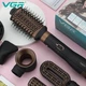 Фен-щетка стайлер 6в1 щетка для выравнивания и завивки волос расческа VGR V-491 1000Вт Black - изображение 8