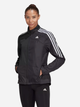 Kurtka wiatrówka damska do biegania adidas Marathon Jkt W GK6062 L Czarna (4064044028624) - obraz 1