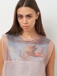 Футболка женская Zara 2462/841 L Пудровая (02462841942044) - изображение 3