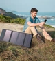 Портативний зарядний пристрій сонячна панель Choetech 36W (вихід Type-C 20W PD3.0 + USB-A 18W QC3.0) складна з вологозахистом - зображення 2