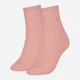 Набор женских носков высоких Calvin Klein Women Short So2p Shiny Logo 701229680 39-42 2 пары Розовый (8720245646079) - изображение 1