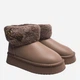 Женские угги низкие кожаные с мехом LONZA 188154 38 24.5 см Бежевые (ROZ6501056171) - изображение 2