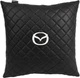 Подушка EVAtech ECO Mazda 40 х 40 см Черная с черной нитью (SPBCSBBV099) - изображение 1