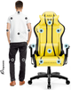 Fotel gamingowy Diablo X-One 2.0 Normal Size Electric Yellow (5904405570012) - obraz 4