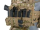 Горизонтальный адаптер MOLLE - Black [8FIELDS] (для страйкбола) - изображение 3