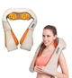Роликовий масажер для спини, шиї, попереку, сідниць, стегон, ікр Massager of Neck Kneading (Бежевий) + Адаптер для авто - изображение 1