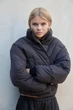 Пуховик H&M Short Puffer Jacket Grey 1228408007 XXS - зображення 2