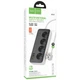 Подовжувач HOCO AC22 Sunlight 4-bit desktop socket (1.5M), 3USB, 1Type-C, 30W, 3A, PD, QC, black - зображення 5
