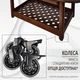 Стіл журнальний кавовий Wood Wedge із ящиком 90х50х47 см Колір Натуральний (КСН900500470) - зображення 6