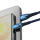 Кабель Baseus Glimmer Series Fast Charging Data Cable USB to Type-C 100W 2m Blue (CADH000503) - изображение 2