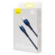 Кабель Baseus Glimmer Series Fast Charging Data Cable USB to Type-C 100W 2m Blue (CADH000503) - изображение 8