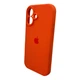 Защитный чехол-накладка Silicone Full Case AA Camera Protect для Apple iPhone 16 Orange (FullAAi16-52) - изображение 2