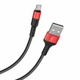 Зарядний кабель HOCO X26 Xpress Micro USB Cable 1m Black/Red - изображение 2
