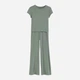 Подростковый комплект (футболка + штаны) для девочки H&M 271233806_khaki 152 см Хаки (2727000033682) - изображение 1