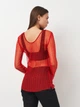 Футболка женская Zara 2556/126 XS Красная (02556012600014) - изображение 2
