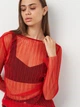 Футболка женская Zara 2556/126 XS Красная (02556012600014) - изображение 4