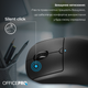 Мышь OfficePro M307B Silent Click Wireless/Bluetooth Black - изображение 9