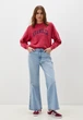 Світшот Wrangler Relaxed Logo Червоний M 112339702 - изображение 2