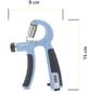 Эспандер кистевой Cornix 5-60 кг с регулируемой нагрузкой и счетчиком Sky Blue/Black (XR-0267) - изображение 6