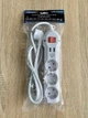 Удлинитель 3 гн. 2м с 2*USB (2100mA) с/з 3x0.75mm макс 2500W с кнопкой "LEMANSO" LMK71004 - изображение 2