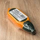 Колодка 2 гнізда б/з Апельсин 250V макс 2500W помаранчевий "LEMANSO" LMK75001 - зображення 2