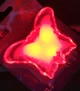 Ночник Бабочка красный 3 LED "LEMANSO" NL5 - изображение 3