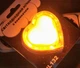 Ночник Сердце жёлтый 3 LED "LEMANSO" NL4 - изображение 2