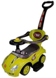 Jeździk Leantoys Mega Car Żółty (5908275994787) - obraz 1