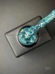 Гель-лак для ногтей Дизайнер Magic Glitter №517 бирюзовым глиттером 9 мл - изображение 2