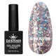 Гель-лак для ногтей Clow Glitter Дизайн с глиттером хамелеон разного размера , 9 мл Розовый с фиолетовым №571 - изображение 1