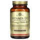 Витамин Д3 Solgar (Vitamin D3) 5000 МЕ 240 капсул в растительной оболочке - изображение 1