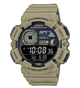 Годинник CASIO WS-1500H-5BVDF для чоловіків у хакі кольорі з чорним циферблатом. - зображення 4