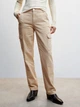 Джинсы Regular Fit женские Mango Newcargo 47011302-05 34 Бежевые (8445791767947) - изображение 1