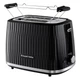 Тостер Russell Hobbs Eden 800Вт, пластик, підігрів, розморожування, чорний (27371-56) - изображение 1