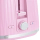 Тостер Russell Hobbs Eden 800Вт, пластик, підігрів,разморозка, малиновий - изображение 3