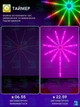 Світлодіодна LED стрічка "Феєрверк", smart гірлянда RGB з Bluetooth, USB, пультом і управлінням зі смартфона, біла (2624104841) - зображення 5
