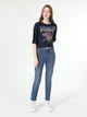 Джинсы Slim Fit женские Colin's 703 Carla CL1060817DN41631 27-30 Синие (8683197364302) - изображение 4